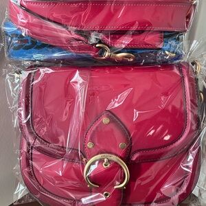 COPY - RED COACH VIRAL SADDLE BAG NWT